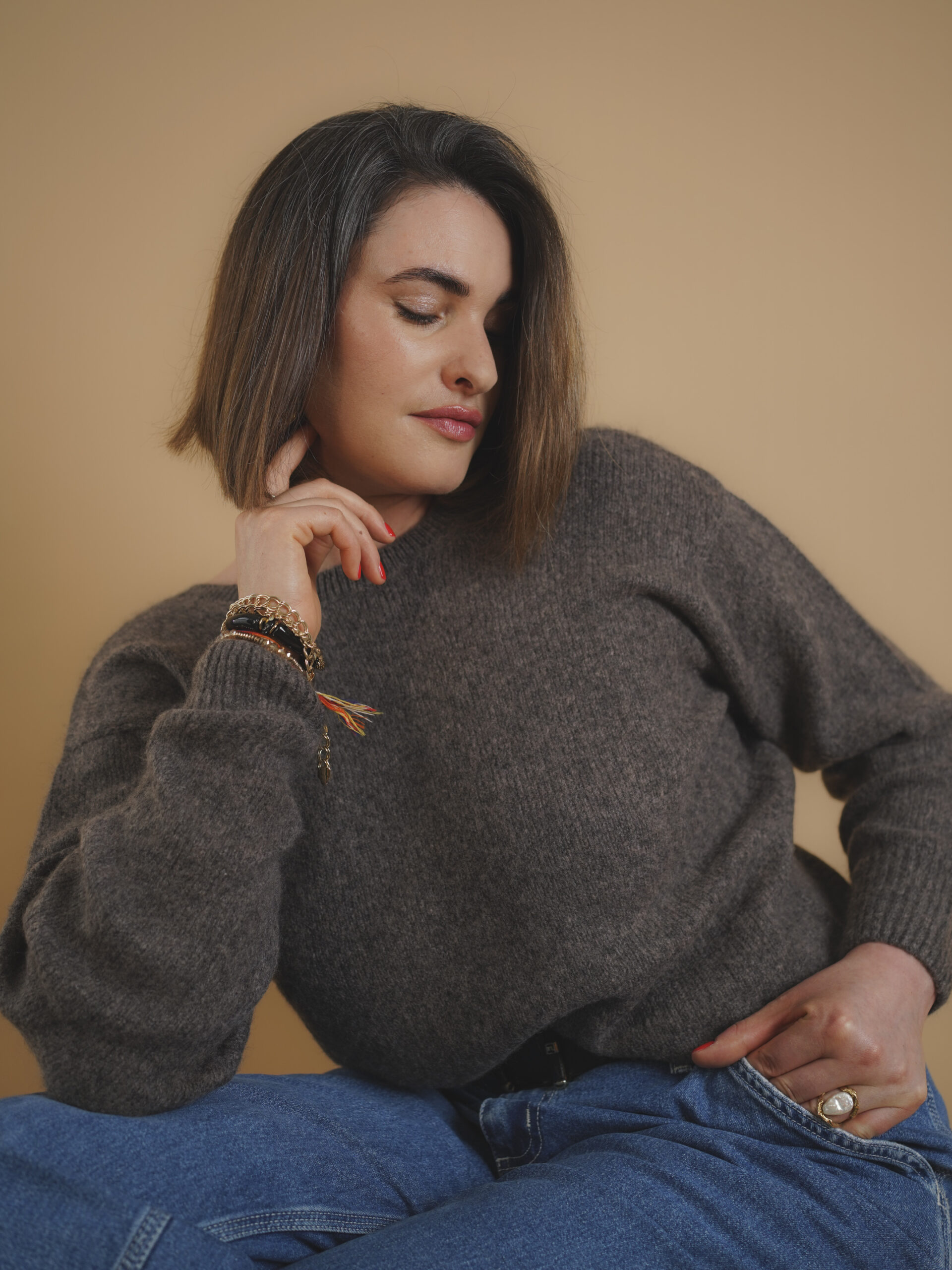 Tamashii - Avril 2024 - (c) Roxane De Almeida (22 sur 80) Pull Victoria Taupe Large