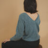Laura cochet - Victoria Blue 1 Victoria Pull 100% cachemire vert eau