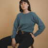 Laura cochet - Victoria Blue 2 Victoria Pull 100% cachemire vert eau