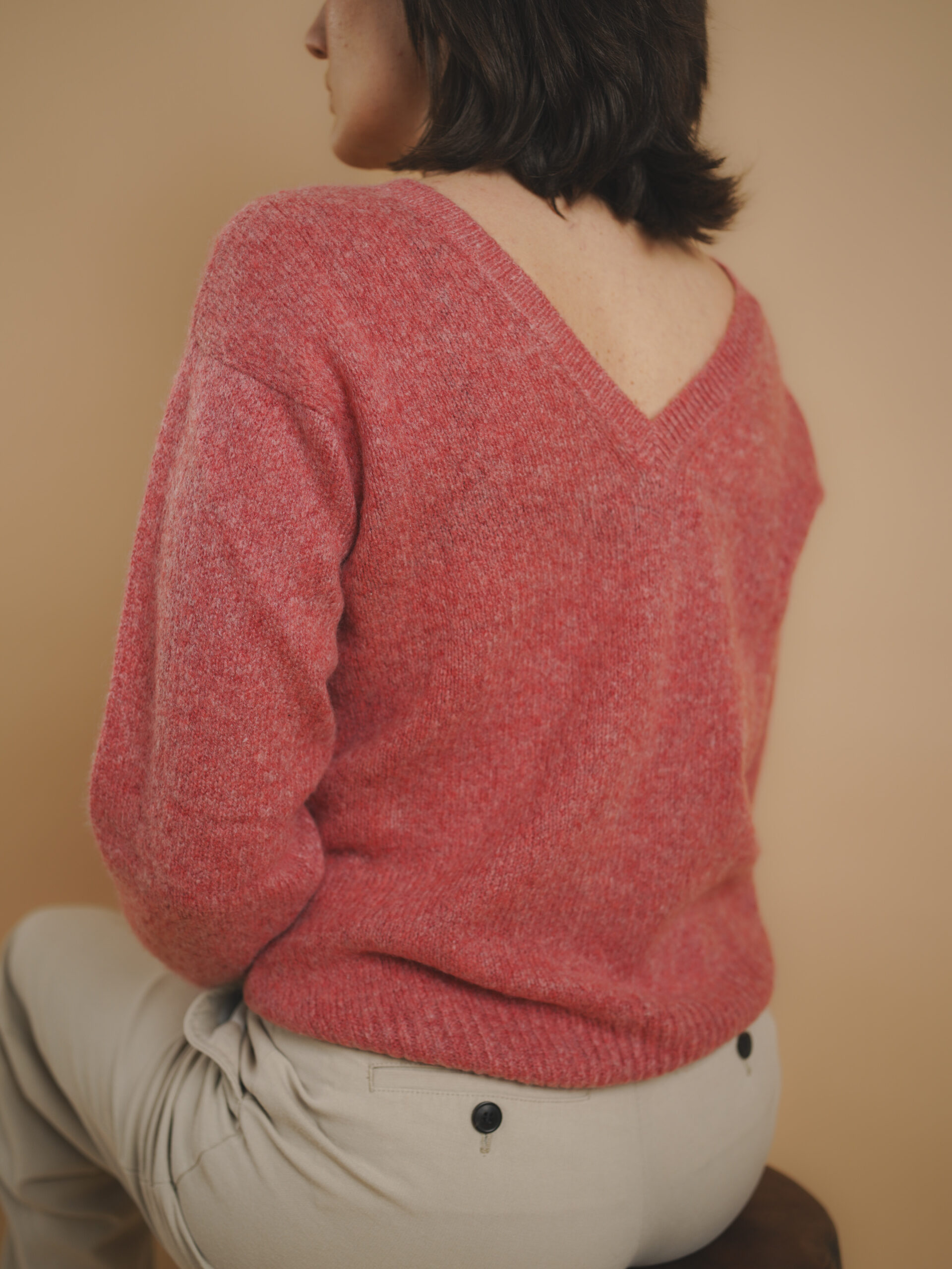 Laura cochet - Victoria Corail 2 Victoria Pull 100% cachemire corail
