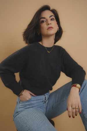 Victoria Pull 100% cachemire noir